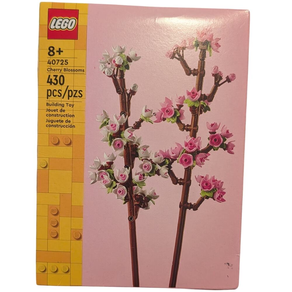 NIB Lego Cherry Blossom Building Blocks Decor 438 Pieces Model 40725 - Picture 3 of 8